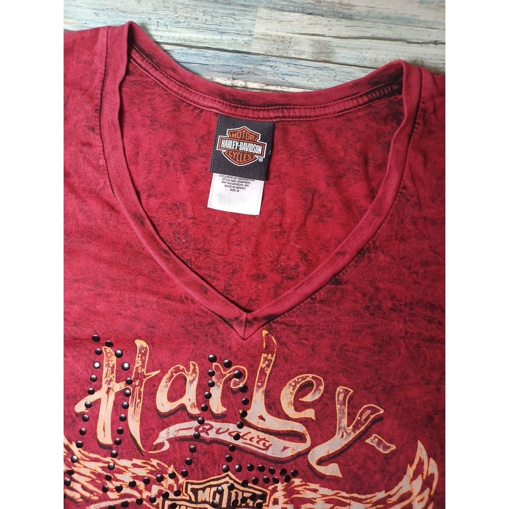 Sheldon's Harley-Davidson Womens Long Sleeve Medium Shirt Auburn, Massachusetts